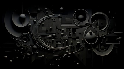 "Midnight Silhouettes" - Unleashing Unique Textures created with Generative AI technology