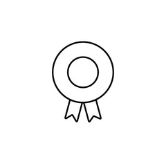 Award icon on background for graphic and web design Creative illustration concept