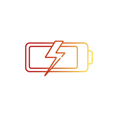 battery charge level icon vector for your web and mobile app design