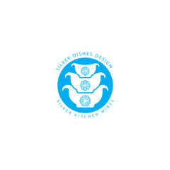 Dishes logo, Kitchen logo