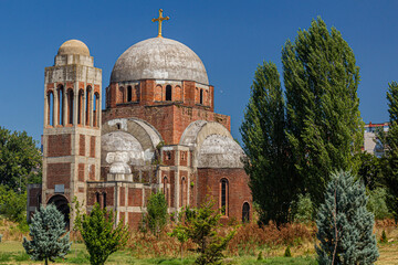 Unfinished Church of Christ the Saviour in Pristina, Kosovo