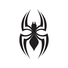 Spider logo icon design vector