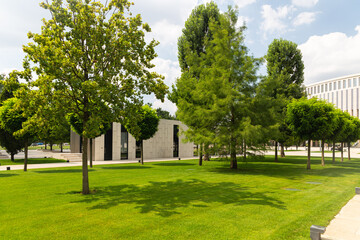 Krasnodar Park or Galitsky Park, a city park located in the northeast of the center of Krasnodar near the FC Krasnodar stadium. Krasnodar, Russia. 25.07.2023