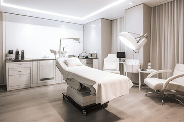 Modern medical clinic. Ai generative