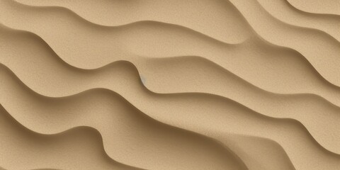 Seamless white sandy beach or desert sand dunes tileable texture Boho chic light brown clay colored summer repeat pattern background. A high resolution 3D rendering