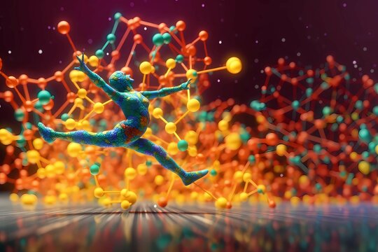 molecule endorphine dancing