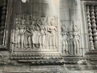 angkor wat and angkor thom , siemreap Cambodia