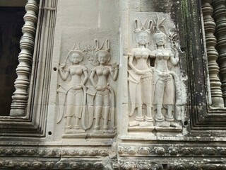 angkor wat and angkor thom , siemreap Cambodia
