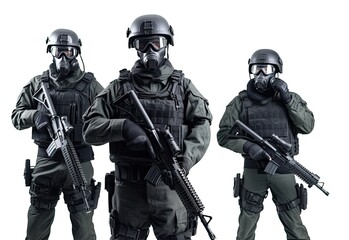 Special Force Army with Gun