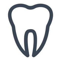 Tooth dentist icon symbol image vector. Illustration of the dental medicine symbol design graphic image.	
