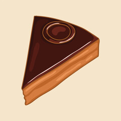Sacher-Torte. Popular European desserts.