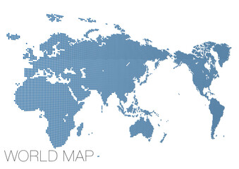 ドットの世界地図 アジア中心 影付き_04