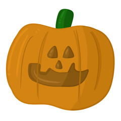 Cute Halloween pumpkin