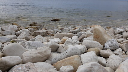 stones on the beach