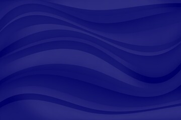 Dark blue background, wavy stripes of blue, various shades of blue