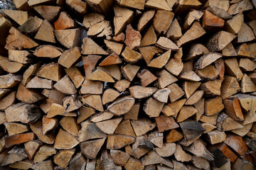 Firewood stack