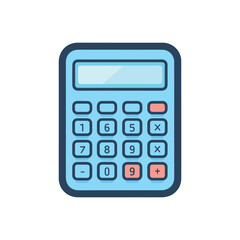 Calculator icon vector


