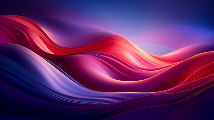 Obraz premium Discover the allure of colorful artistic waves, an inspiring background that sparks creativity. Created with Generative AI technology
