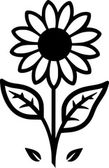 Flower - High Quality Vector Logo - Vector illustration ideal for T-shirt graphic