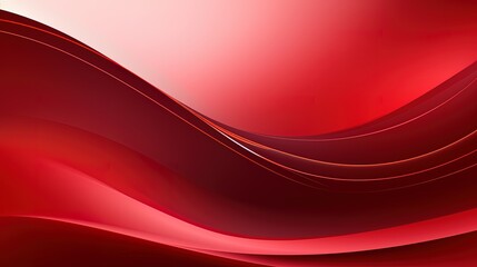 Red color waves business modern background design, generated by AI