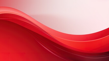 Red color waves business modern background design, generated by AI