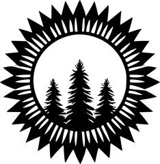 Boho | Minimalist and Simple Silhouette - Vector illustration