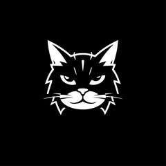 Obraz premium Cat - Minimalist and Flat Logo - Vector illustration