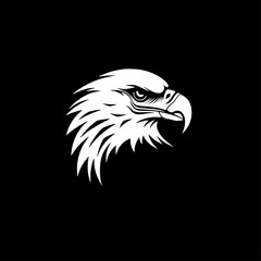 Obraz premium Eagle - Minimalist and Flat Logo - Vector illustration
