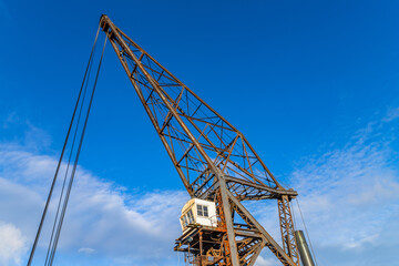 Old Wellington obsolete crane