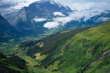 Fototapeta na wymiar Grindelwald Swizerland
