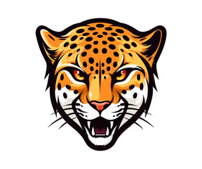 Perfect Cheetah Logo. Vector illustration design.