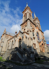 Fototapeta na wymiar Virgin Mary Church is in Batumi, Georgia.