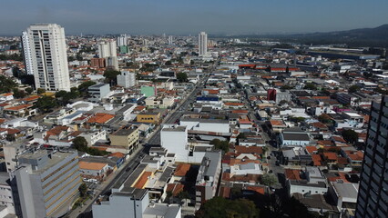 Região residencial na cidade de Mogi das Cruzes, SP, Brasil