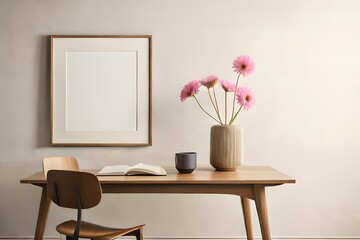 flowers in a vase on the table