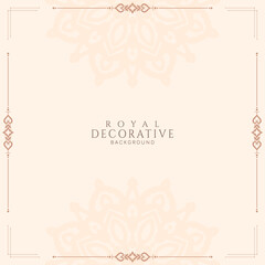 Abstract royal luxury decorative frame background