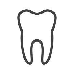 Tooth dentist icon symbol image vector. Illustration of the dental medicine symbol design graphic image	
