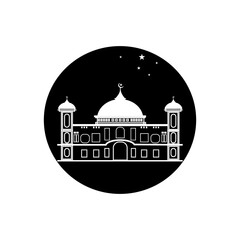 mosque icon design vector
