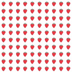 red strawberry background