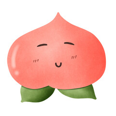 Peach cartoon 