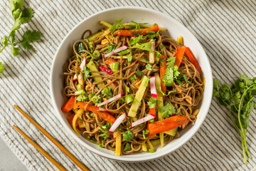 Healthy Organic Asian Noodle Salad