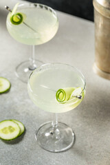 Cold Boozy Cucumber Martini