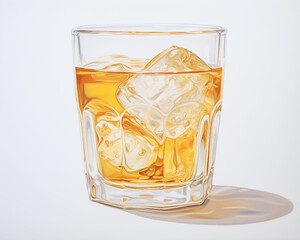 Glass cup tea black green coffee with ice cream Ice cream with foam fragrant ice hot cappuccino whiskey alcohol latte espresso Americano with straw cocktail