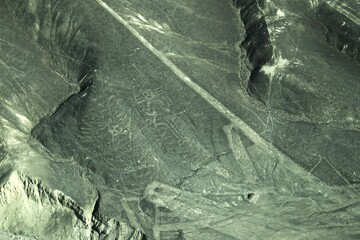 Aerial View of Mysterious Palpa Geoglyphs