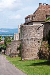 Fototapeta na wymiar Roman Wall, Autun, Burgundy, France