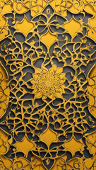 3D Islamic Ramadan, Eid Mubarak background design