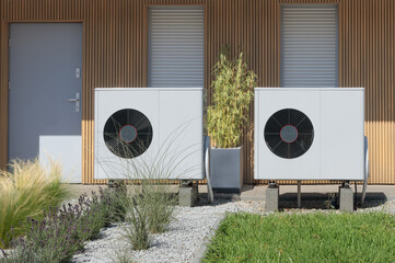 Eco-Friendly Air Source Heat Pump at New Home