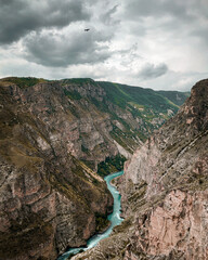 View of the Sulak canyon, Dagestan