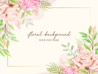 Floral Wedding Banner Background Template Designs