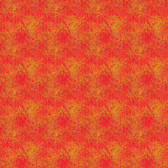 Watercolor seamless pattern of red abstract maple leaves