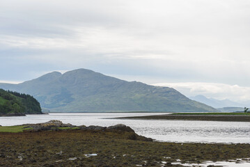 landscape along the road from Ballaculish to the isle of Skye, Scotland